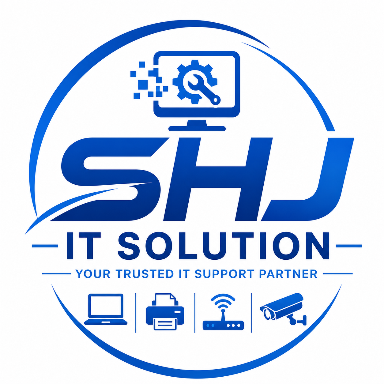 SHJ IT SOLUTION Logo